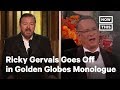 Ricky Gervais Goes Off in 2020 Golden Globes Monologue | NowThis