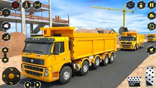 Stickman City Road Construction Simulator | Truck Driving JCB Construction | Android Gameplay Part 4 screenshot 5