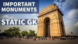 Important Monuments / places in India - Static GK