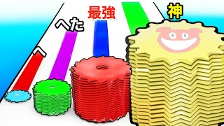 へた vs 最強 vs 神 ノコギリを成長させるゲームをやりこんだ【 Grinder Run 】