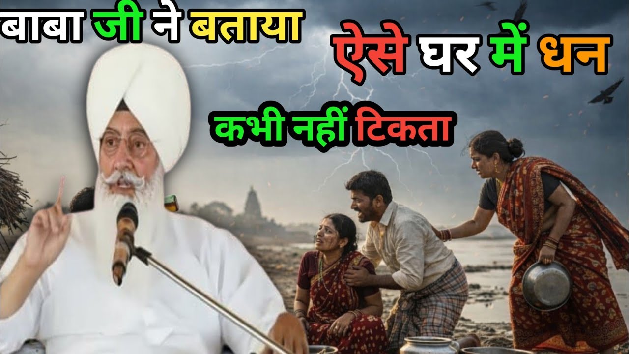 बाबा जी ने बताया! ऐसे घर में धन कभी नहीं टिकता|| सच्ची साखी 