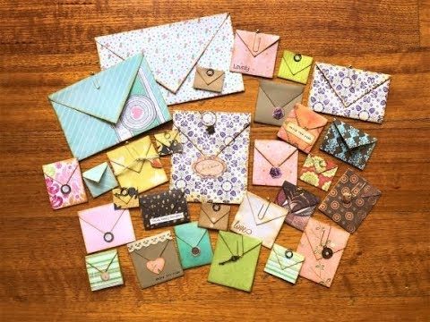 DIY Ephemera for Junk Journals PART 2 - Flip Down Envelopes 