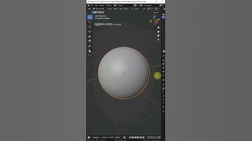 How to make a smooth sphere in Blender #blender #cgian #3d