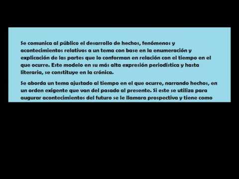 Modelos Expositivos Confrontación y Cronológico - YouTube