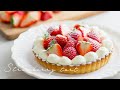 本格的ないちごのタルトの作り方 Strawberry tart