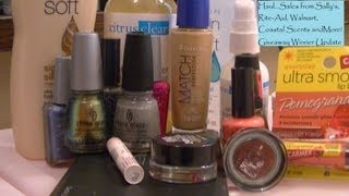 Haul...Sally's, Rite-Aid, Avon, Coastal Scents & More w/ Giveaway Winner Info