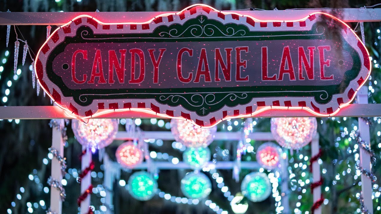 Experience Candy Cane Lane 2018 YouTube