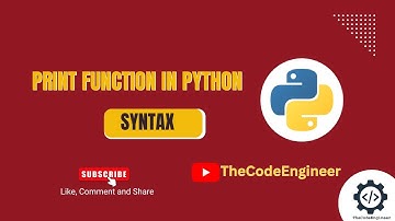 Python print() Function Explained | Python Basics for Beginners