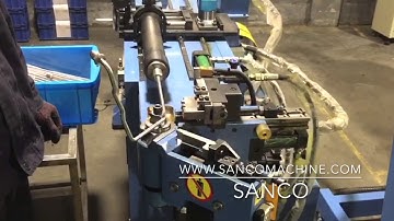 car parts electric servo motor pipe bending  machine