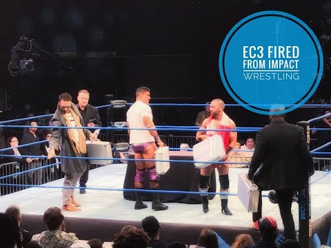 Ethan Carter III EC3 Fired from Impact Wrestling Feast or Fired Briefcase 1/13/18