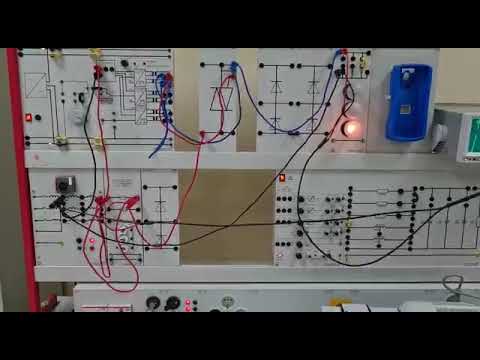 الترياك TRIAC احدى تجارب عناصر الكترونيات القوى 1