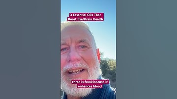 What 3 essential oils boost eye/brain health. #frankincense #aromatherapy #eyes