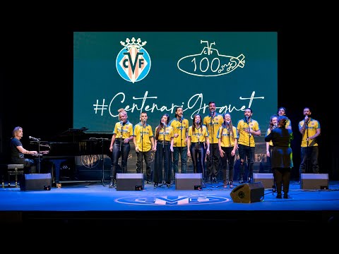 La primera interpretación del himno del centenario