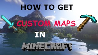 How to get FREE CUSTOM MAPS in MINECRAFT JAVA EDITION (✓Working 2022✓)