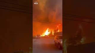 Firefighter captures dramatic close-up footage of New Jersey blaze 😳