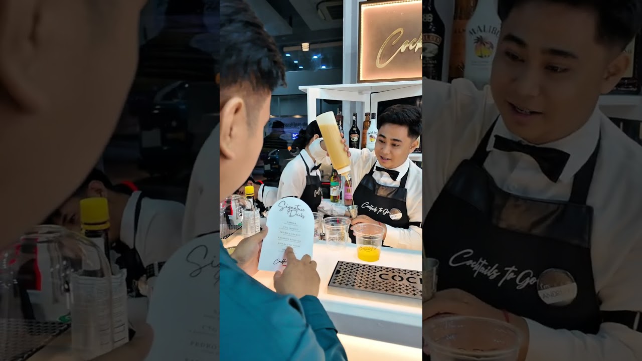 You made us rock 🤟🏻✨🍻The best cocktail bar I tried 😭🩷 Napaka solid mo Cocktails To Go  Mobile Bar 🤟🏻