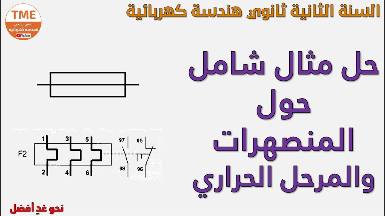 حل مثال شامل حول المنصهرات والمرحل الحراري