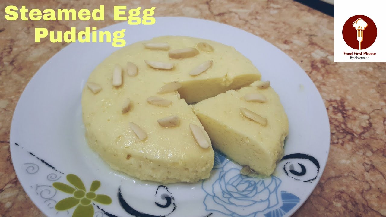 Steamed Egg Pudding Recipe How to make egg Pudding Dessert No Bake No Oven Easy egg