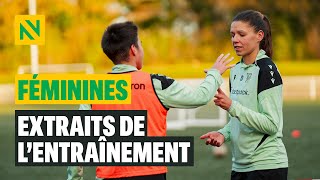 Féminines Entraînement Groupe Réduit Pendant La Trêve.