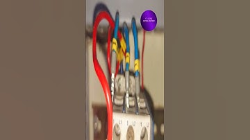 #shorts //mcb contactor wiring //#electricaldrawing //mcb connection @SKEEE672