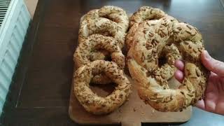 Gevrek Çitir Si̇mi̇t Tari̇fi̇ Ayçeki̇rdekli̇ Tam Buğdaydan Sosa Dikkat