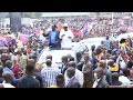 RAILA ODINGA FINALLY ARRIVES AT BUKHUNGU STADIUM!! A SEA OF HUMANITY IN ATTENDANCE!!