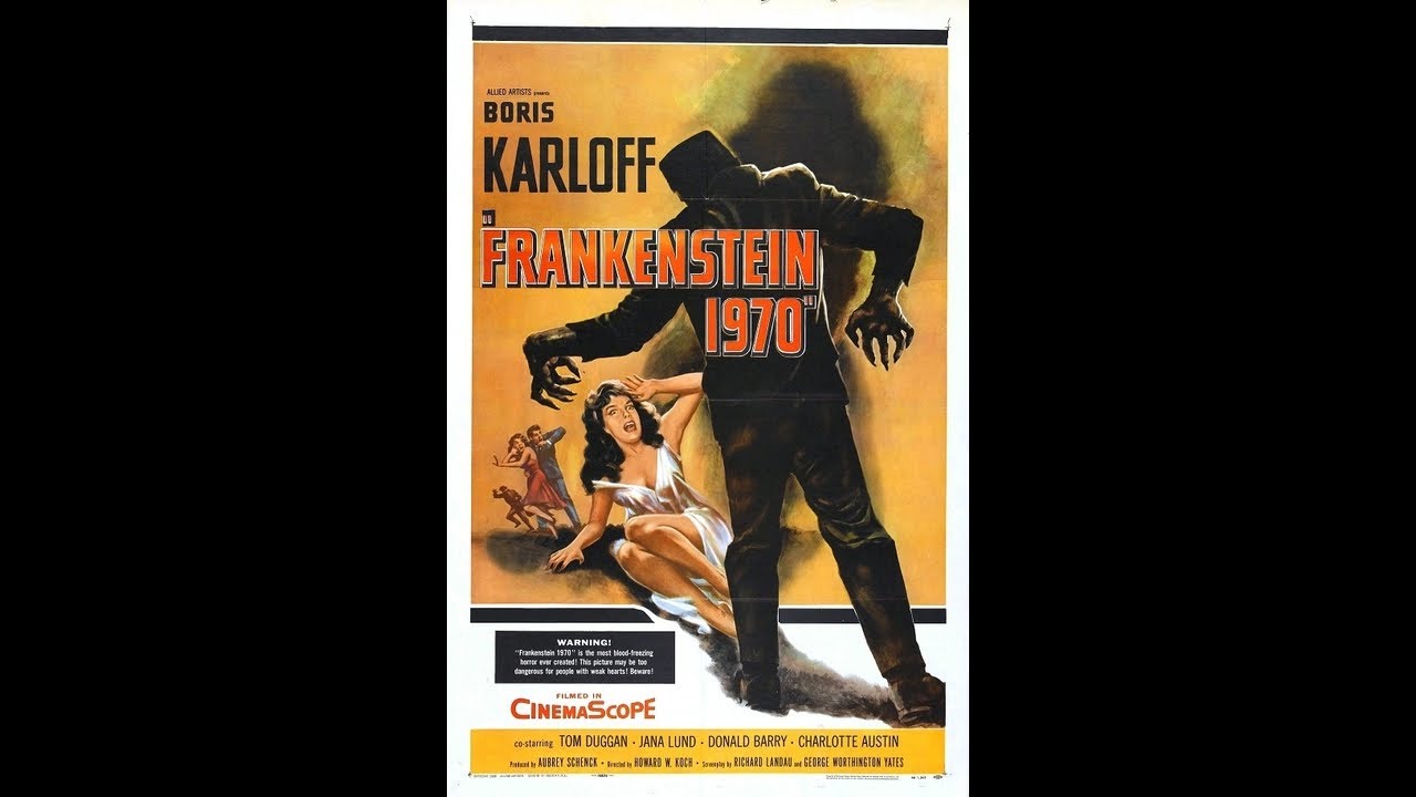 Frankenstein 1970 - Movie Trailer (1958)