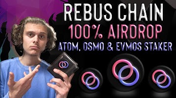 Rebus Chain 100% AIRDROP | For ATOM, OSMO & EVMOS staker | Cosmos Airdrop #80