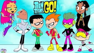Teen Titans Go Color Swap Transforms Raven Aqualad Beast Boy Surprise Egg And Toy Collector Setc