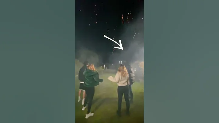 FIREWORK ACCIDENT CAUGHT ON CAMERA!! #Shorts