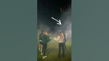 FIREWORK ACCIDENT CAUGHT ON CAMERA!! #Shorts