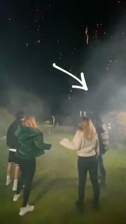 FIREWORK ACCIDENT CAUGHT ON CAMERA!! #Shorts