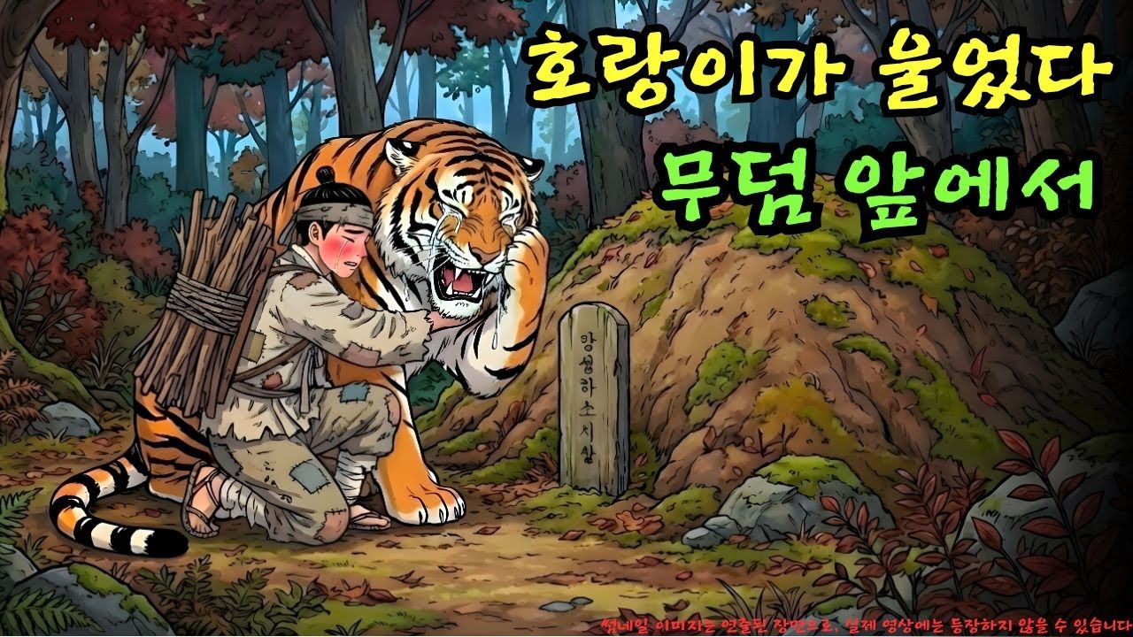 👉 “왜 울고 있느냐?” 어미의 무덤가에서 울고 있던 호랑이를 달래준 나무꾼… 이 만남은 과연 위험하지 않을까? | 야담 |옛날이야기 |민담 |전설 | 설화