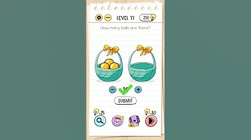 Brain test tricky puzzles level 77 how many balls are there #braintest