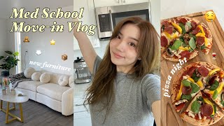 Moving Vlog: back in california, med school orientation, new school year anxiety