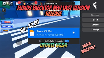 [NEW] FLUXUS EXECUTOR LASTEST VERSION V634 | NO LAG | FLUXUS EXECUTOR MOBILE ROBLOX