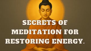 Secrets Of Meditation For Restoring Energy.