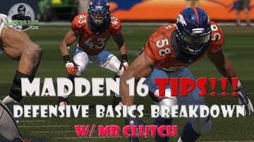 Madden 16 | Tips | Defensive Tutorial