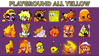 FNF Character Test | Gameplay VS My Playground | ALL Yellow Test