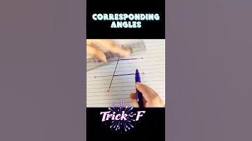 Lines and angle trick to remember angles #youtubeshorts #math #keeplearning#shorts @tripskitricks