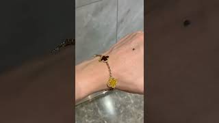 Van Cleef Arpels Vintage 5 motif bracelet tiger eye for men