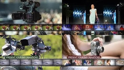 Film Strip Lower Thirds After Effects Templates