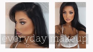 GRWM🤎🦋 makeup tutorial + eyeshadow for tiny eyelids