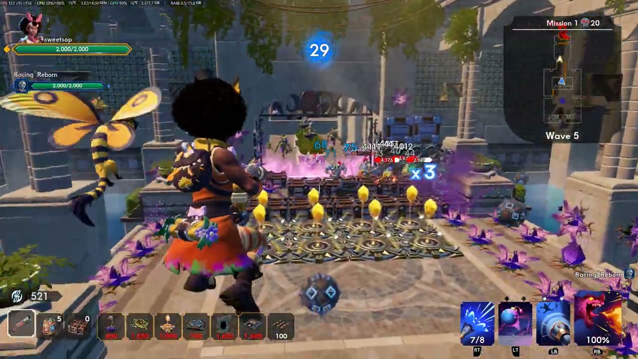 Orcs Must Die! Deathtrap Difficulty 20 Mission 1-3 co-op