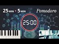 Cozy Chemistry Pomodoro 25/5 🧪 | Deep Focus Study with Soft Piano