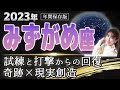 【2023 みずがめ座】2023年水瓶座の運勢　試練と打撃からの回復　奇跡×現実創造