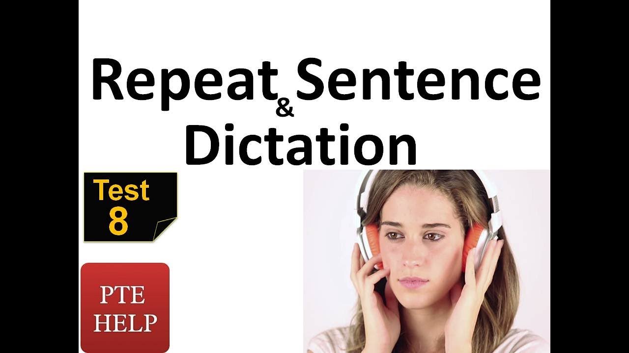 Repeat Example Sentence 2018 July Updated sure Repeat Sentence and Dictation|| Mix level - YouTube