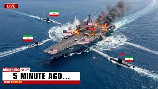 3 Iranian Submarines vs U.S. Aircraft Carrier — America's Response