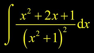 Partial fractions decomposition with a repeated irreducible quadratic factor.