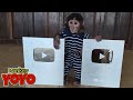 YouTuber YoYo JR received the second silver play button